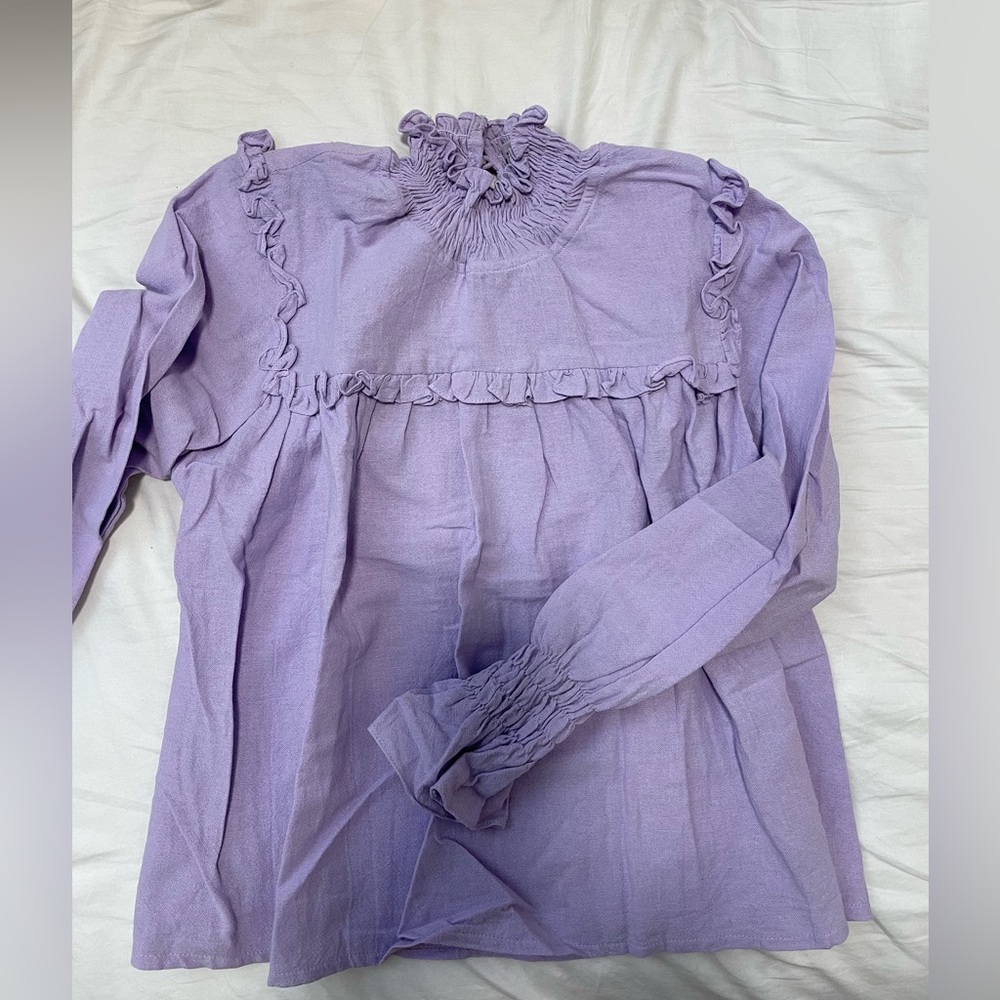BEAUTIFUL PURPLE BLOUSE